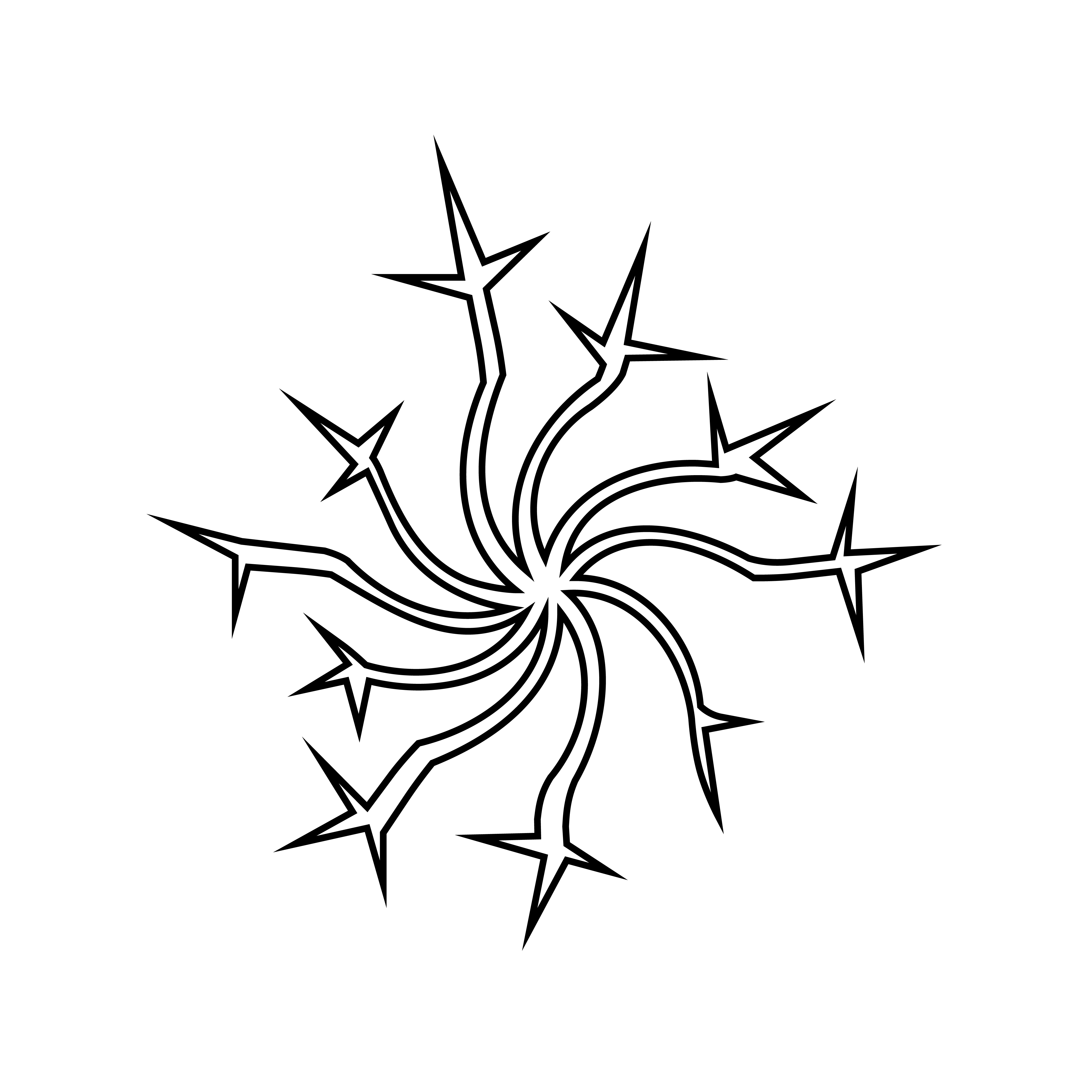 Corner flower top right